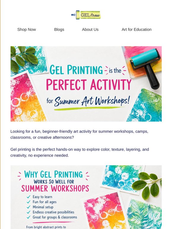 The Perfect Summer Art Workshop Activity 🎨