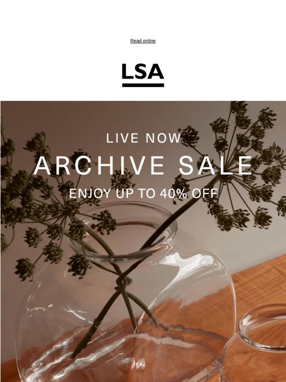 Live Now: The Archive Sale