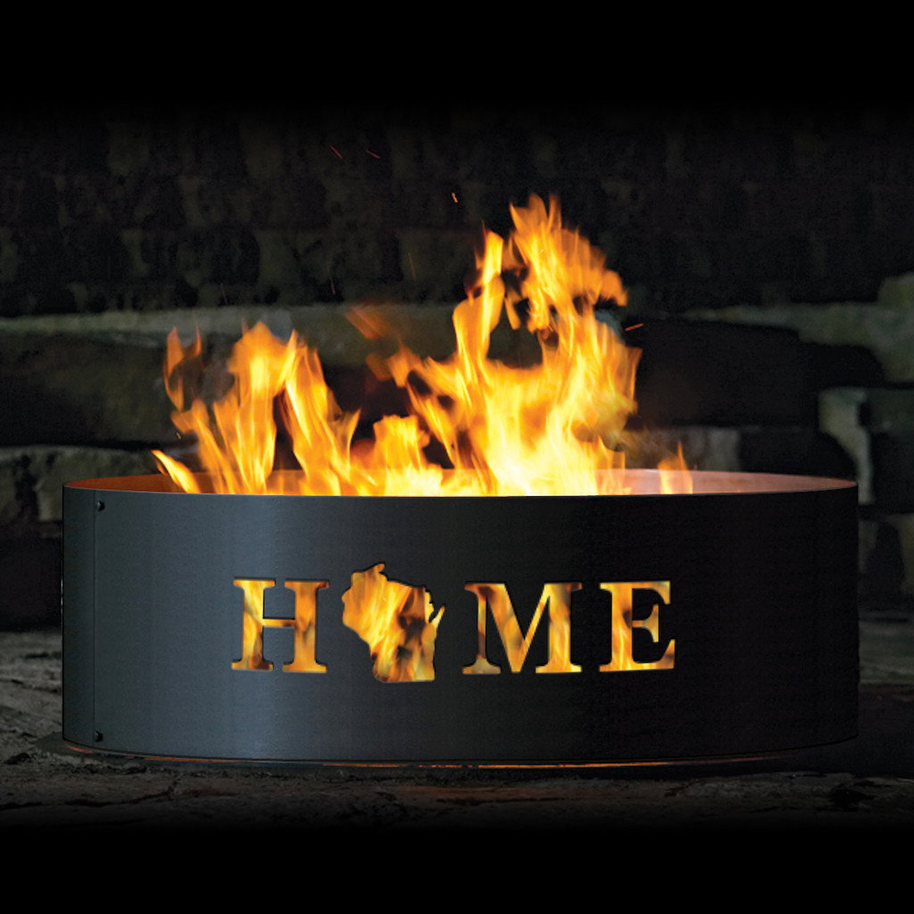 Image of P&D Metalworks Wisconsin Home Decorative Fire Ring