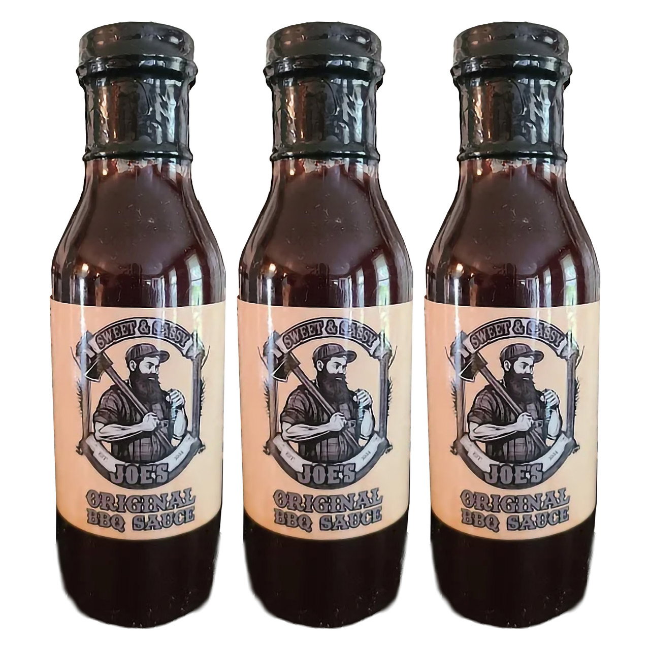 Image of Sweet & Sassy Joe's 12 oz Original Barbecue 3-Pack