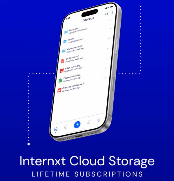 Internxt Cloud Storage Lifetime Subscription: 10TB Plan