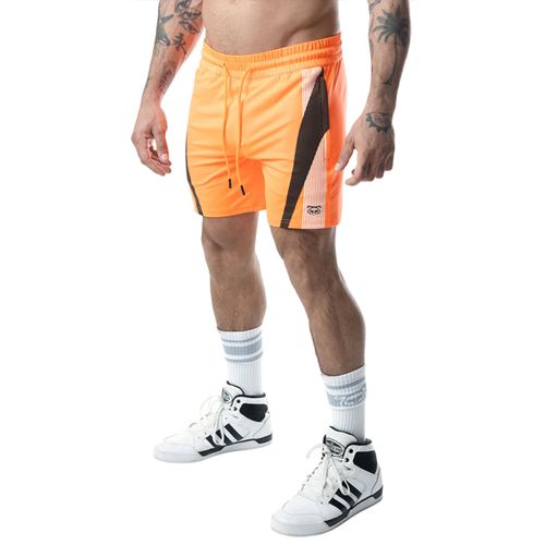 Nasty Pig Hyper Rugby Short - Vibrant Orange/White/Black