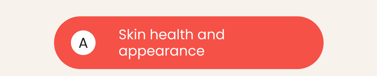 Skin health and appearance