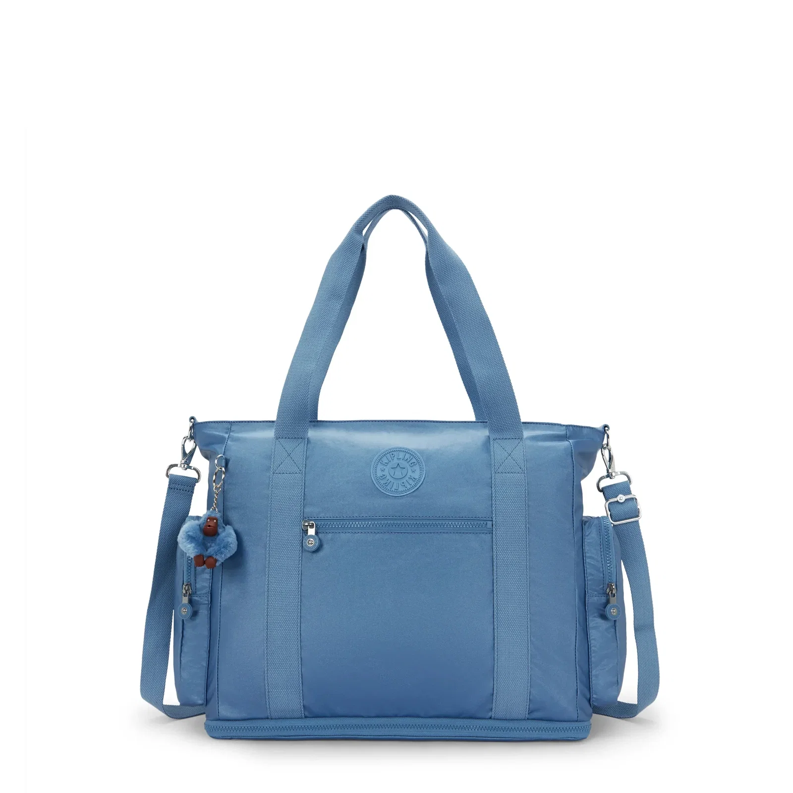 Jayla Weekend 15" Laptop Tote Bag-Crystal Sapphire Metallic