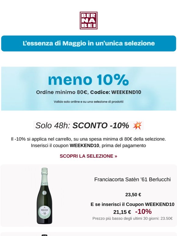 -10% 👉 Weekend esplosivo!