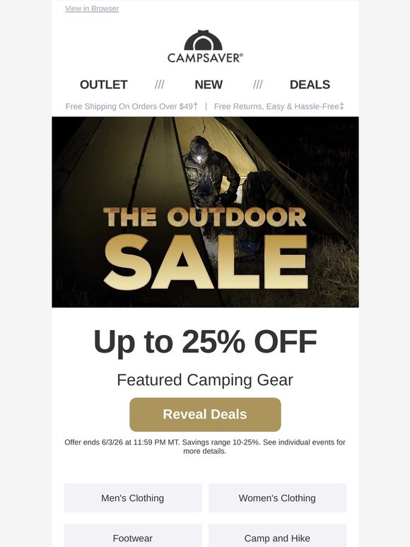 Get up to 25% in Savings