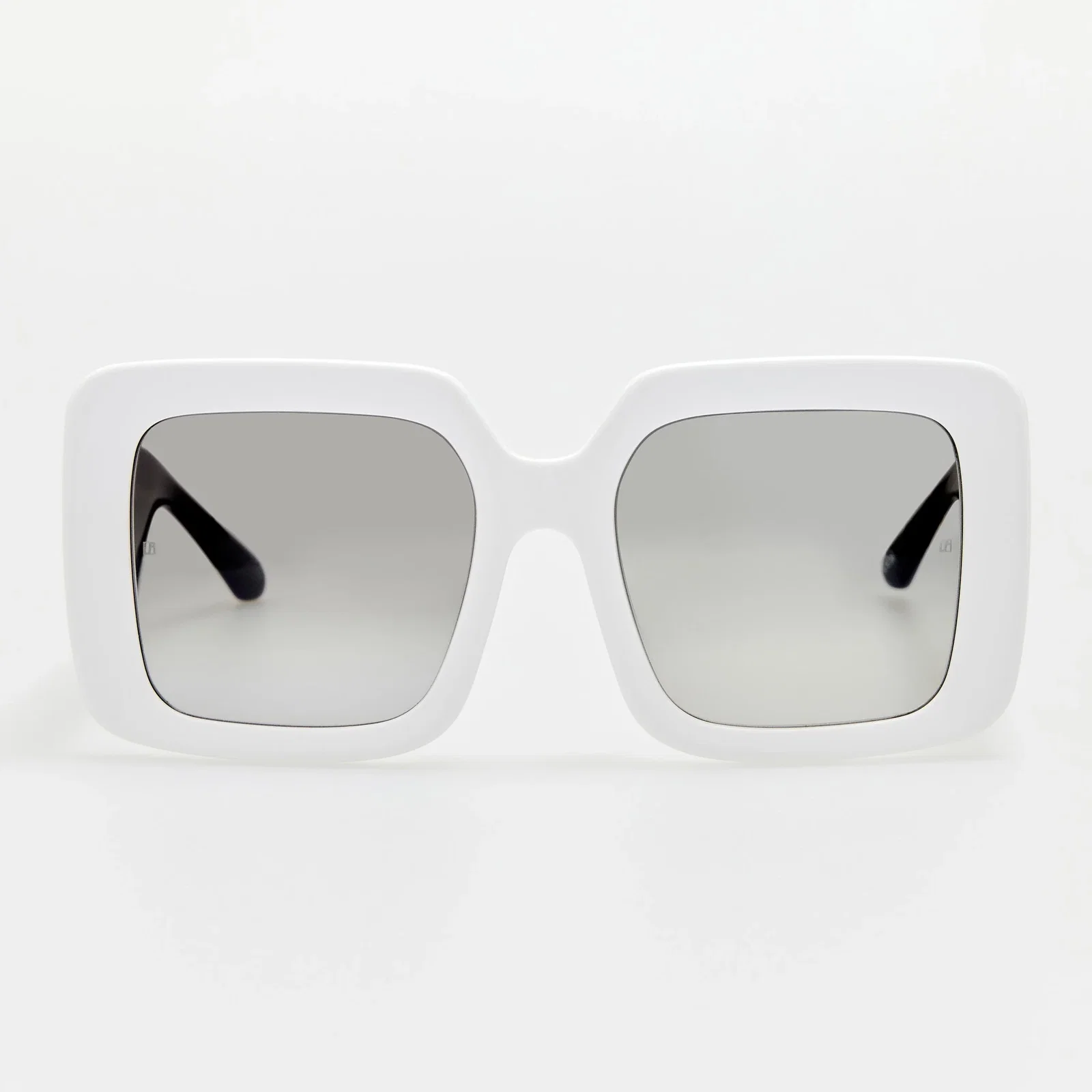Image of Shelly Oversize Sunglasses in White