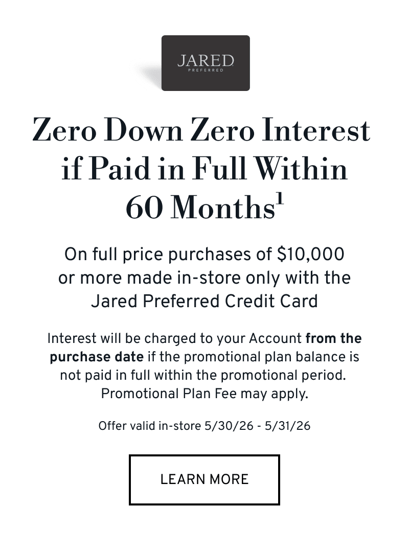 0 Down 0 Interest if Paid in Full Within 60 Months on full price purchases od $10,000 or more. Click to Learn More
