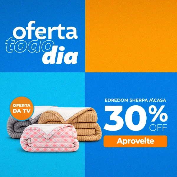 Edredom Sherpa com 30% OFF