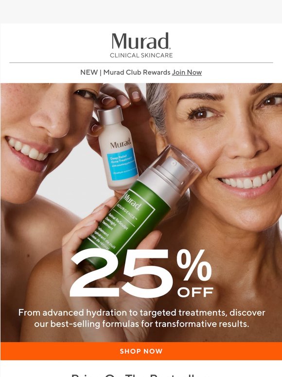 Your Favourites Are On Sale: 25% Off Bestsellers