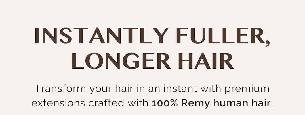 your hair, fuller in minutes.