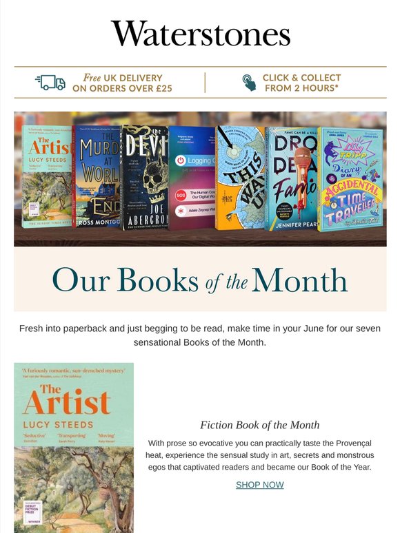 Our Books Of The Month For June