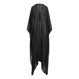 SKIMS Sheer Cover-Ups Long Kaftan Obsidian