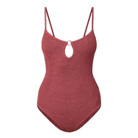HUNZA G Toni Textured One-Piece Swimsuit