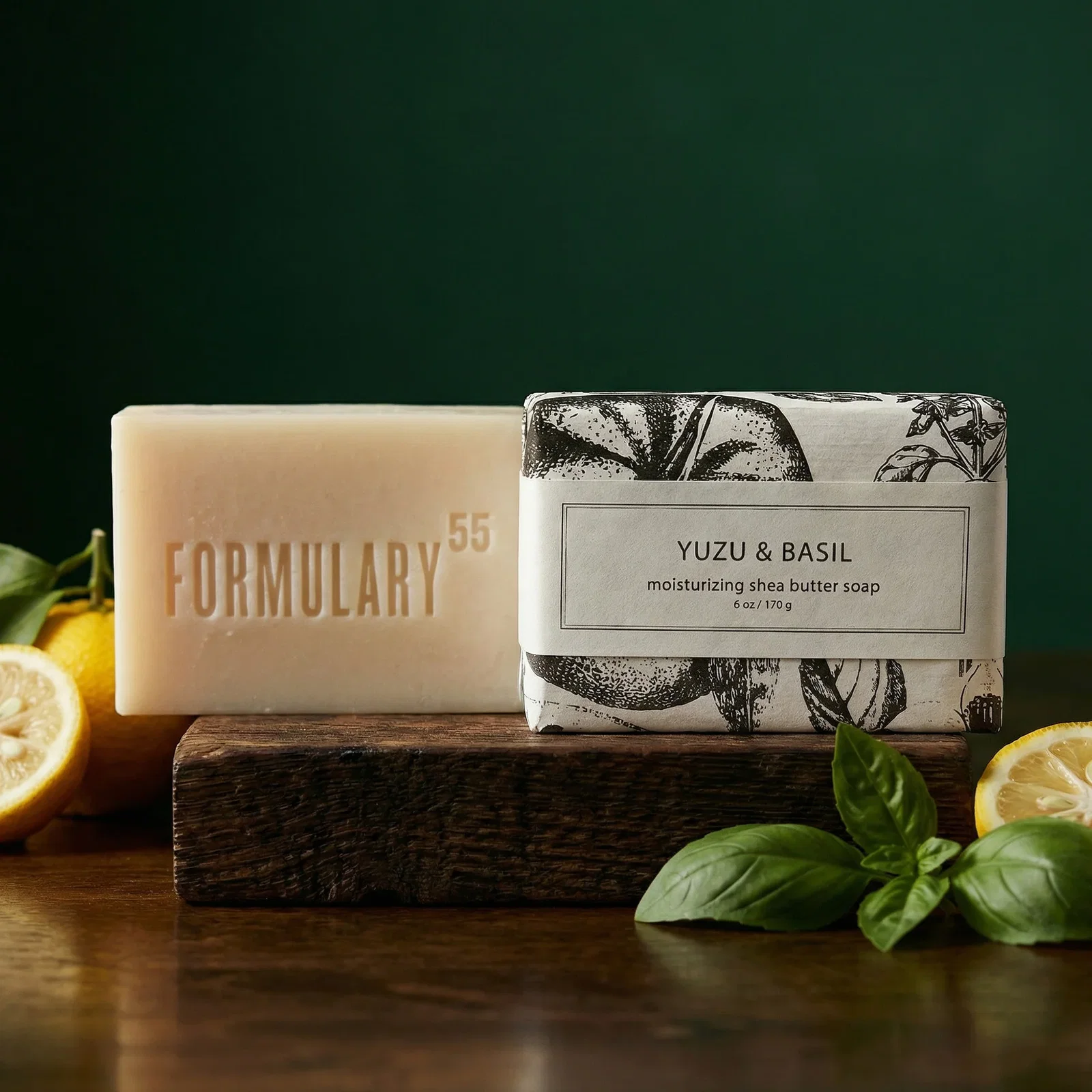 Image of Yuzu & Basil - Shea Butter Bar Soap