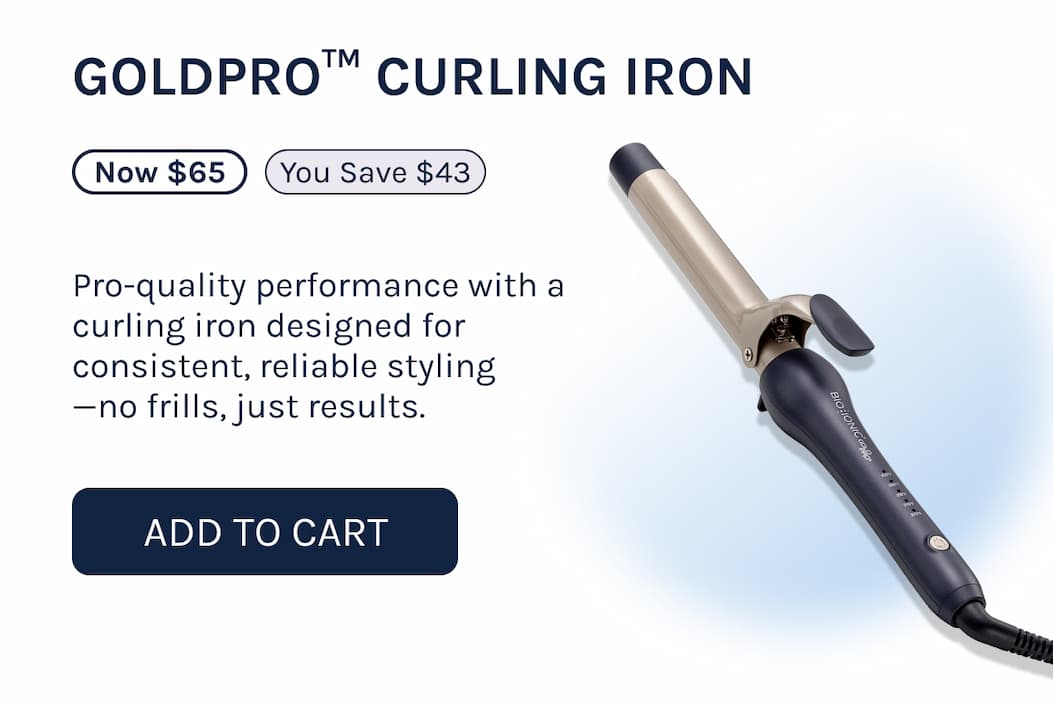 GoldPro Curling Iron