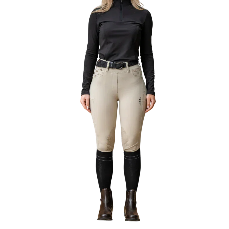 Image of Horseware - Legging d'équitation femme Fina Brushed beige