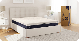 Sleepy's by Sealy Review: This mattress-in-a-box is super plush & comfortable. I don’t wake up with aches and pains anymore. My partner & I are very satisfied.