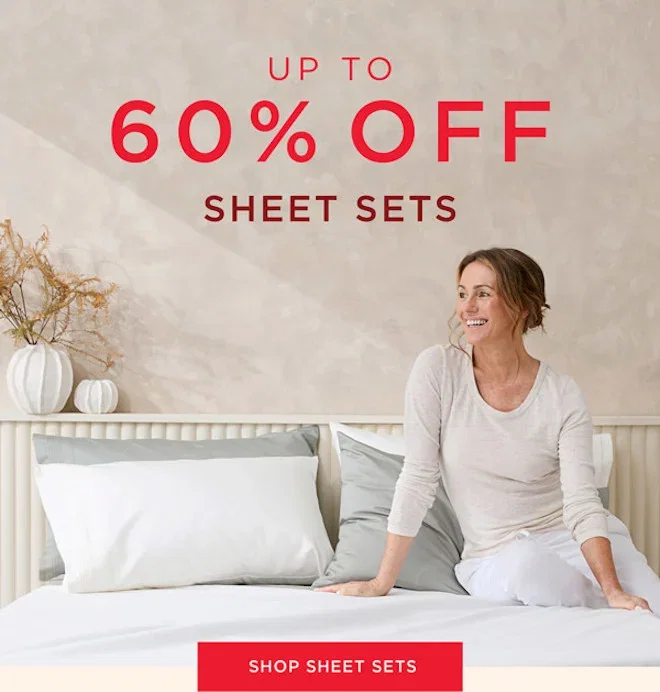 Up To 60% Off Sheet Sets