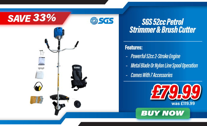 SGS 52cc Petrol Strimmer and Brush Cutter