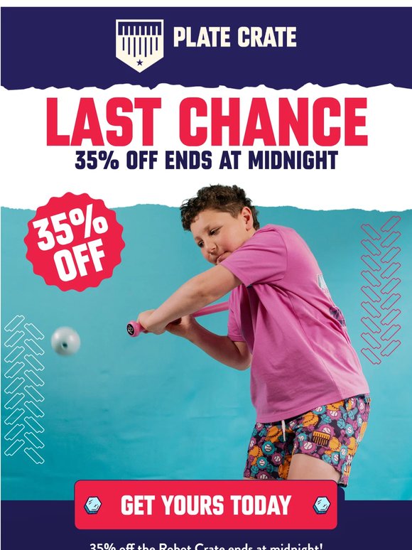 System closing: 35% off the Robot Crate