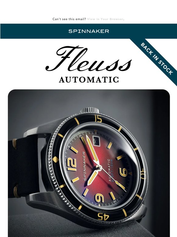 🌊 The Fleuss Automatic Is Back