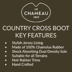 Shop Le Chameau Country Cross Bottillon Boot Vert Chameau