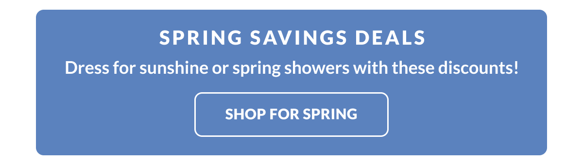 Spring Savings Deals
