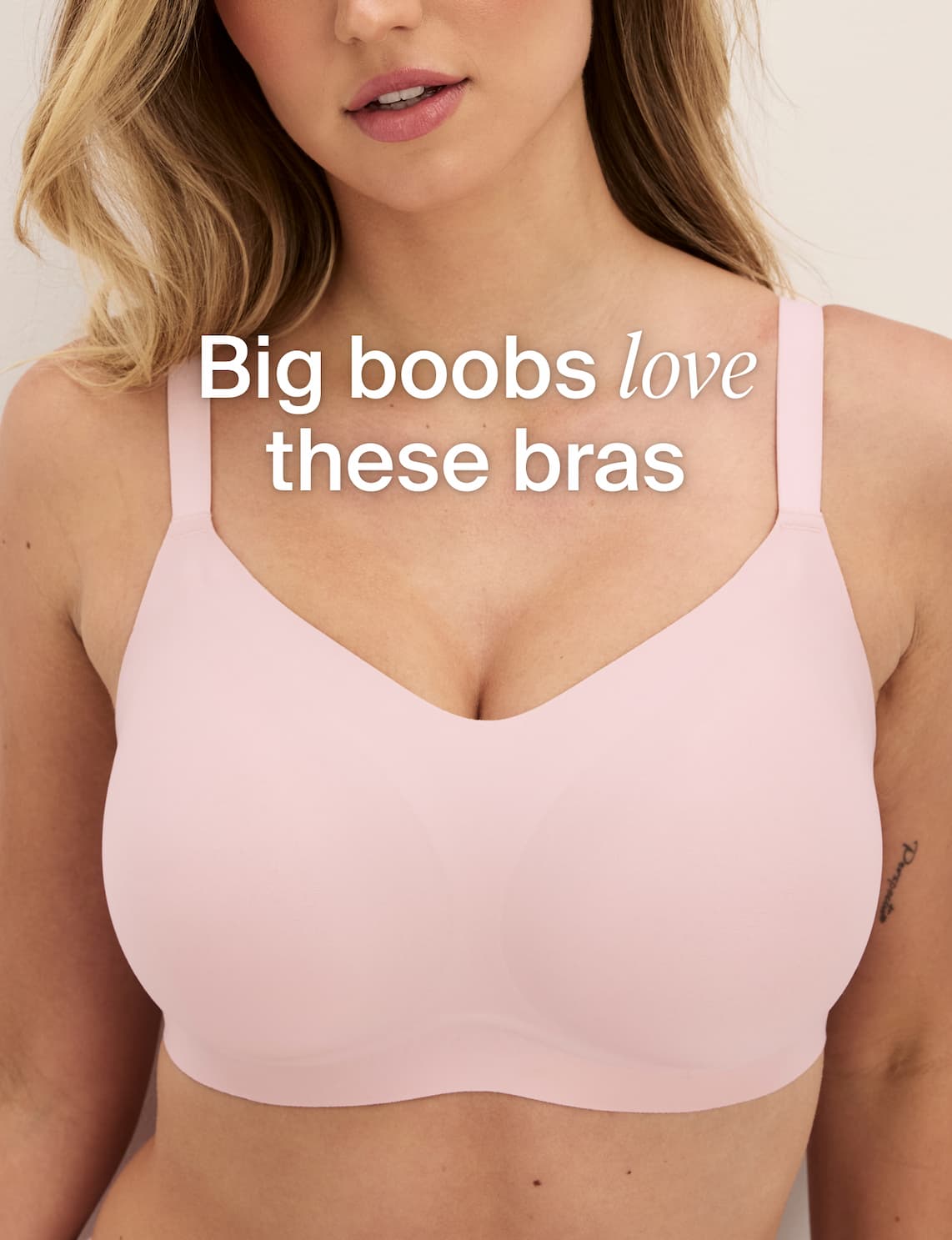 Big Boobs love these bras. Shop Bras