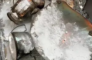 Sprinkle baking soda on your old silver for this timeless hack