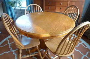 Ashamed of her scratched-up dining set, this DIYer tries a breathtaking upgrade