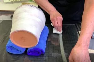 The beautiful way to solve a common kitchen problem (with a flower pot!)