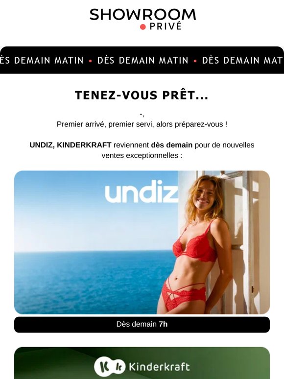 Vous attendiez des nouvelles de UNDIZ, KINDERKRAFT ?