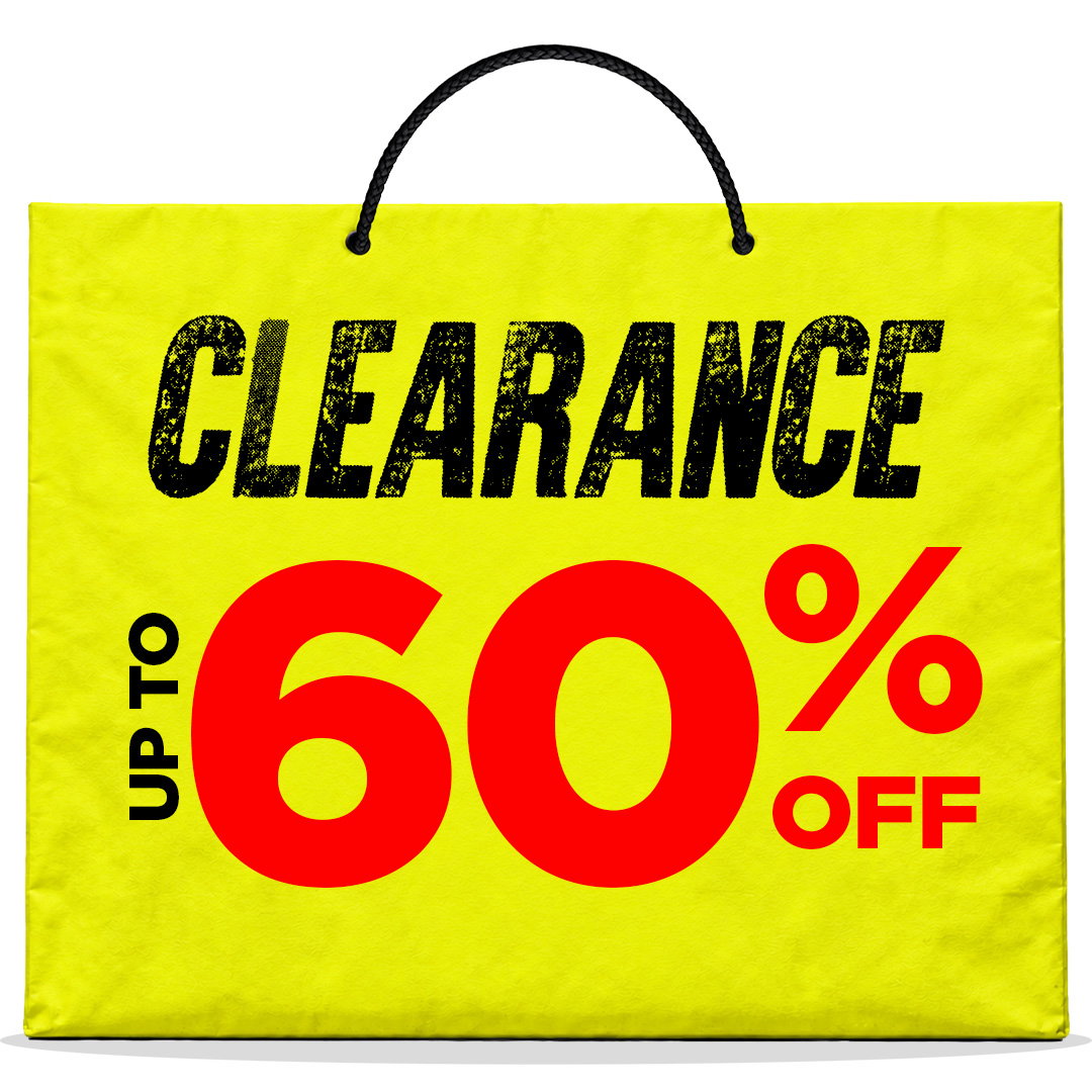 UP TO 60% OFF CLEARANCE