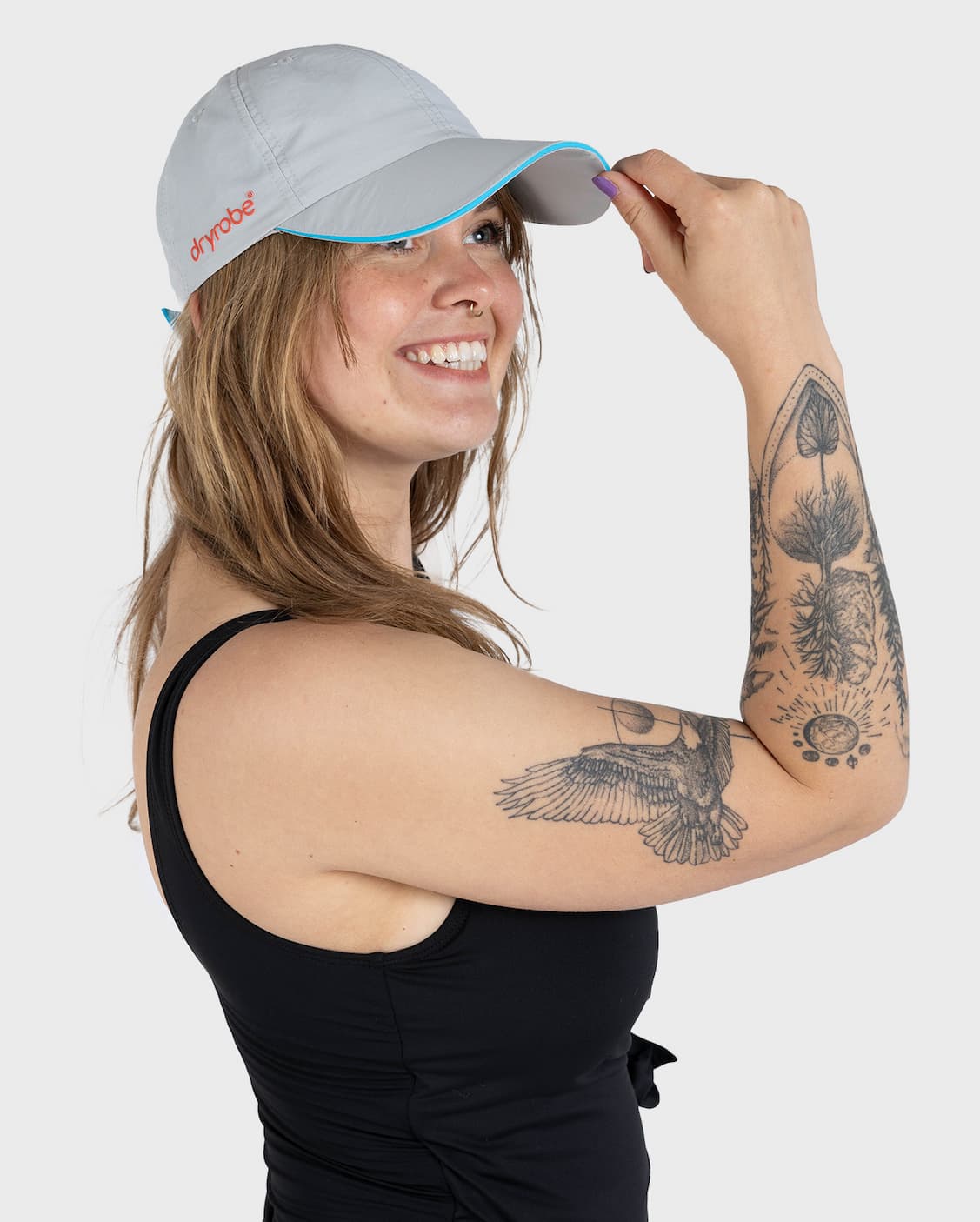 Dryrobe® Quick Dry Cap in Light Grey