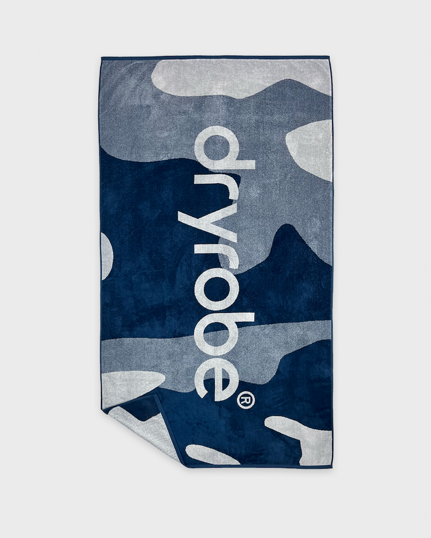 Dryrobe® Beach Towel in Blue Black Camo