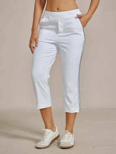 EAGLE 22 Inch Performance Stretch Trimmed Capri Pants