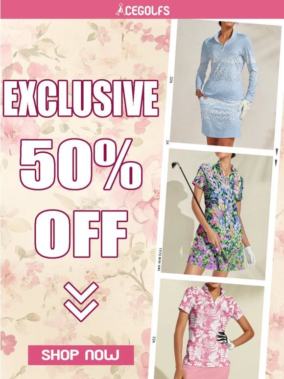 Almost Gone! Month-end Sale: 50% OFF Sitewide.