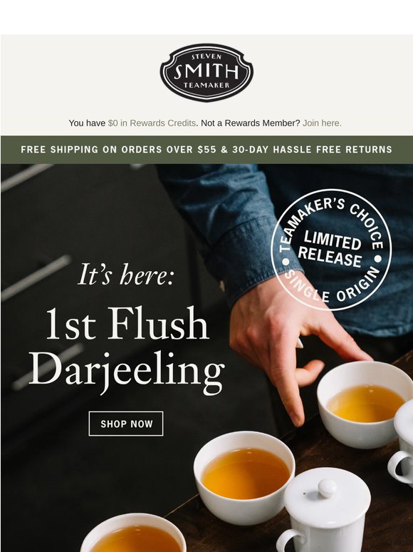 It's here – 1st Flush Darjeeling