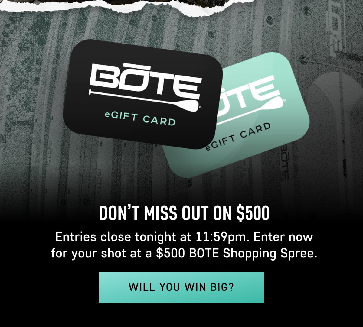 Enter to Win a $500 Gift Card