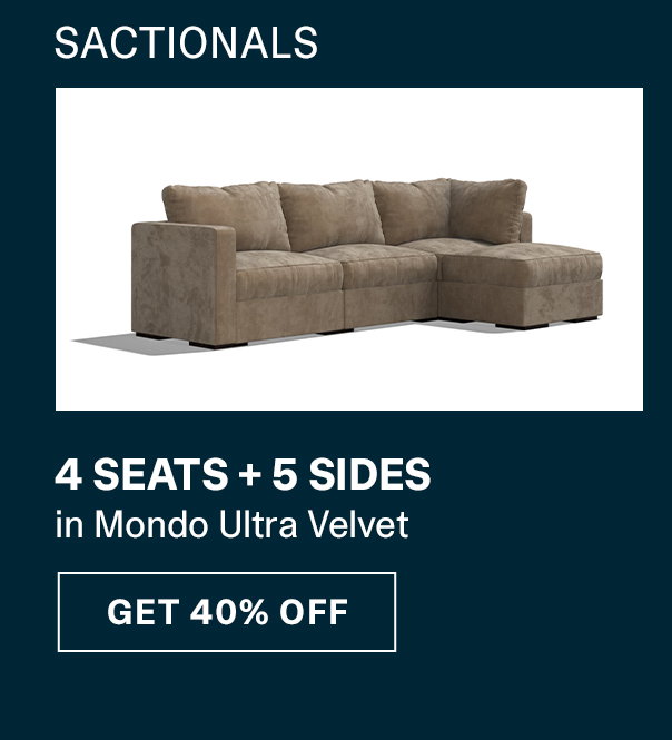 4 Seats + 5 Sides | GET 40% OFF >>