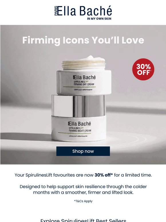 Your Favourite Firming Icons Now 30% OFF*