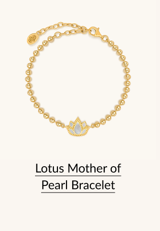 Lotus Mother of Pearl Bracelet
