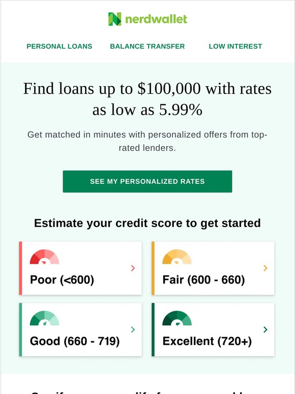 👉 Looking for a personal loan, —?