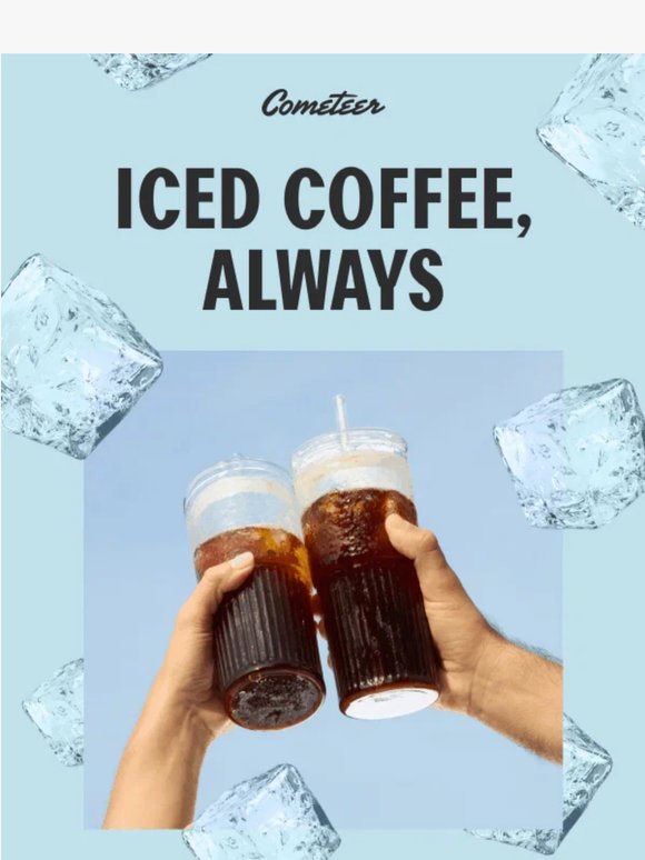 Meet your new iced coffee routine ☀️