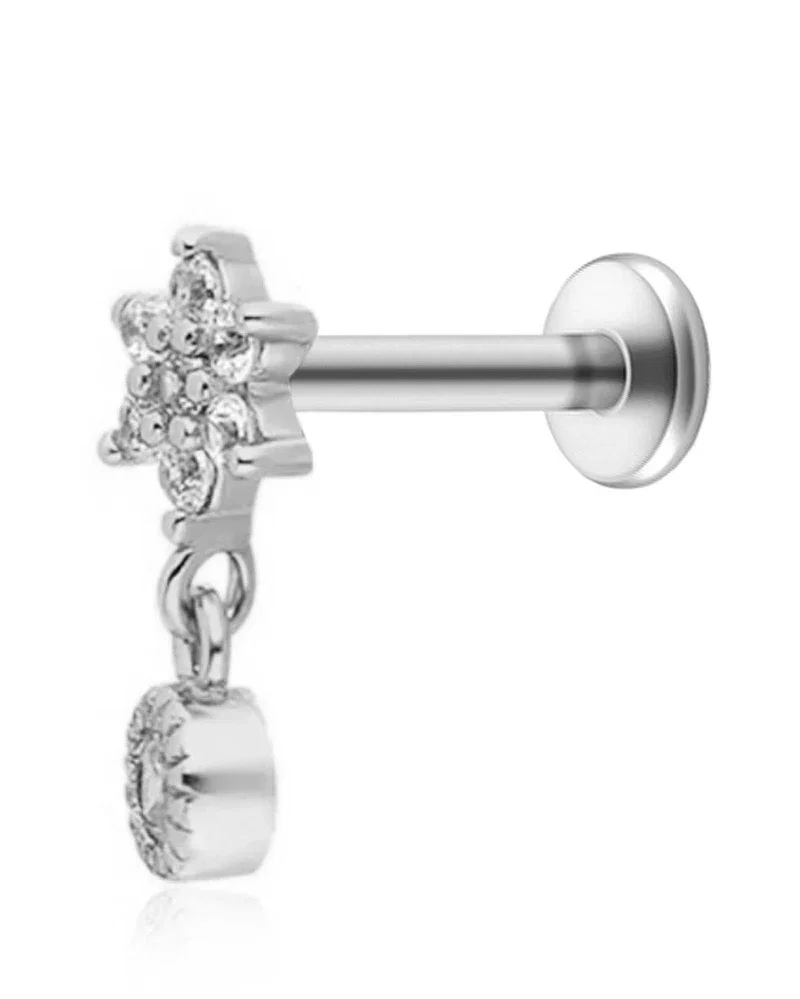 Kalina Flower Dangle Studs