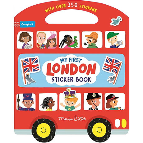 The book cover for My First London Sticker Book. – Shop Now.