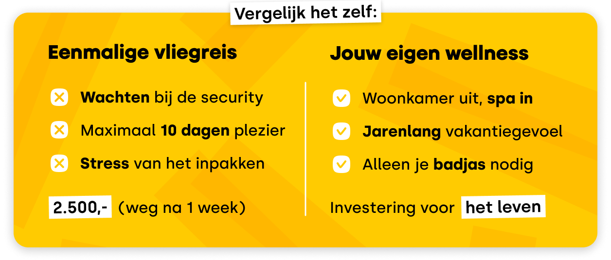 Waarom 1 week vliegen als je elke dag kunt landen?  🏡