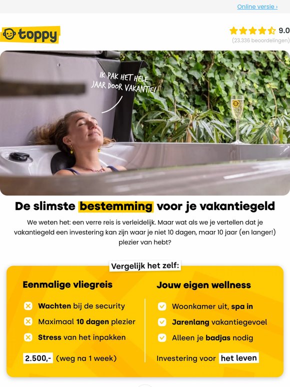 Waarom 1 week vliegen als je elke dag kunt landen?  🏡