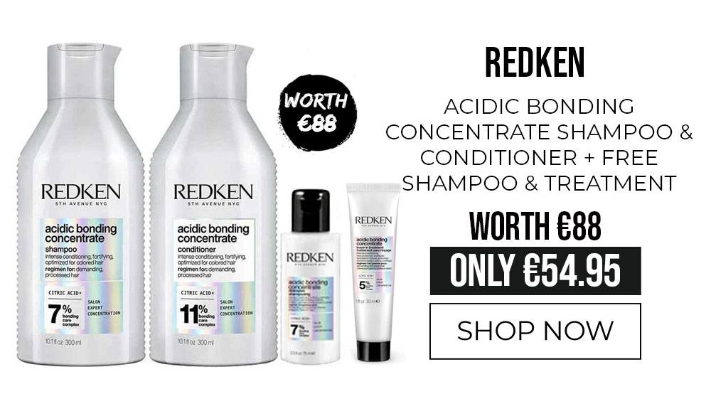 Redken Acidic Bonding Concentrate Shampoo & Conditioner + FREE Leave-In Treatment